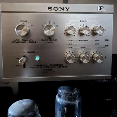 Sony TA-4300F Channel Dividing Stereo Preamplifier | Reverb