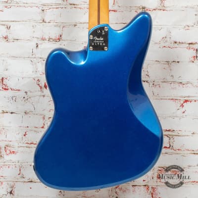 Fender American Ultra Jazzmaster Electric Guitar Cobra Blue image 7