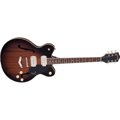 Gretsch G2622-P90 Streamliner Collection Center Block Double-Cut P90 Electric Guitar with V-Stoptail, Havana Burst image 13