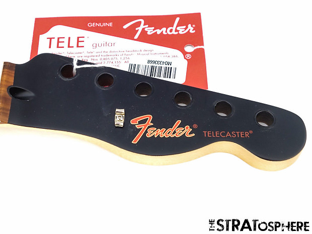 Black shop telecaster neck