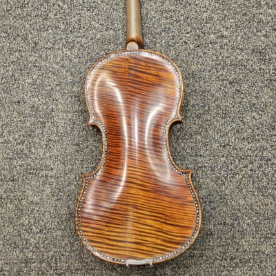 D Z Strad Violin - Model 601F - Double Purfling with Dot-and-Diamond Inlay Violin Outfit (4/4 Size) image 6