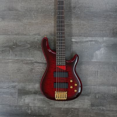 AIO Wolf KTB-5 Bass - Red Burst for sale