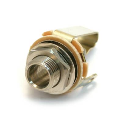 New - Switchcraft USA 1/4" Mono Input Jack for Guitar or Bass EP-0055-000 image 1