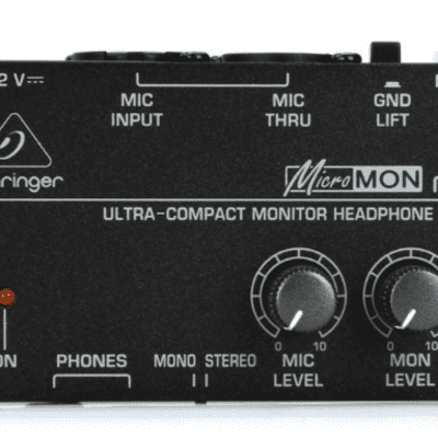 Behringer MicroMON MA400 Monitor Headphone Amplifier image 1