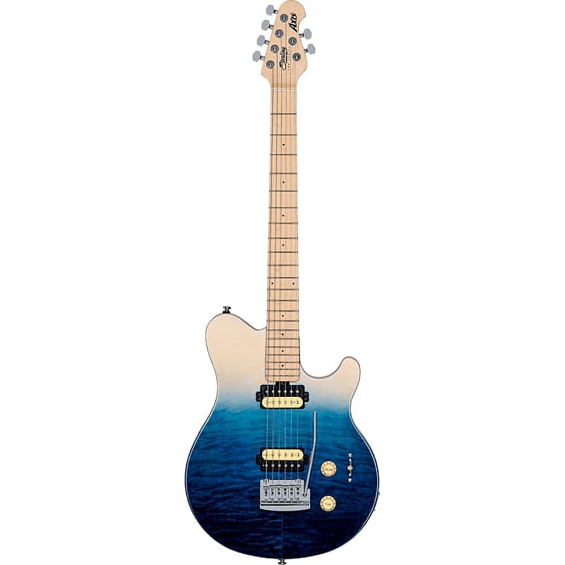STERLING BY MUSIC MAN - AX3QM-SPB-M1 - Guitare électrique 6 cordes AX3QM Spectrum Blue image 1