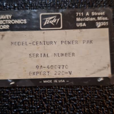 Peavey Century Bass Series 200 Bass - vintage guitar bass amplifier image 10