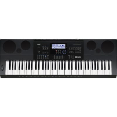 Casio - WK-6600 - Workstation Keyboard with Sequencer and Mixer - 76-Key - Black
