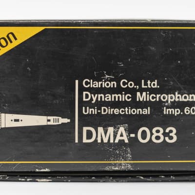 Clarion DMA-083 Unidirectional Dynamic Microphone with Box, Cable