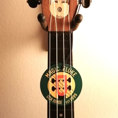 New Magic Fluke concert ukulele  natural spruce color. Made in US. image 5
