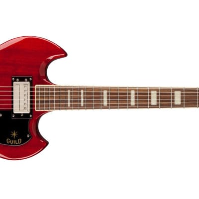 Guild - S-100 POLARA - Electric Guitar - Cherry Red image 1