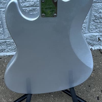 GAMMA Custom Bass Guitar J23-04, 4-String Beta Model, QuickSilver Metallic image 9