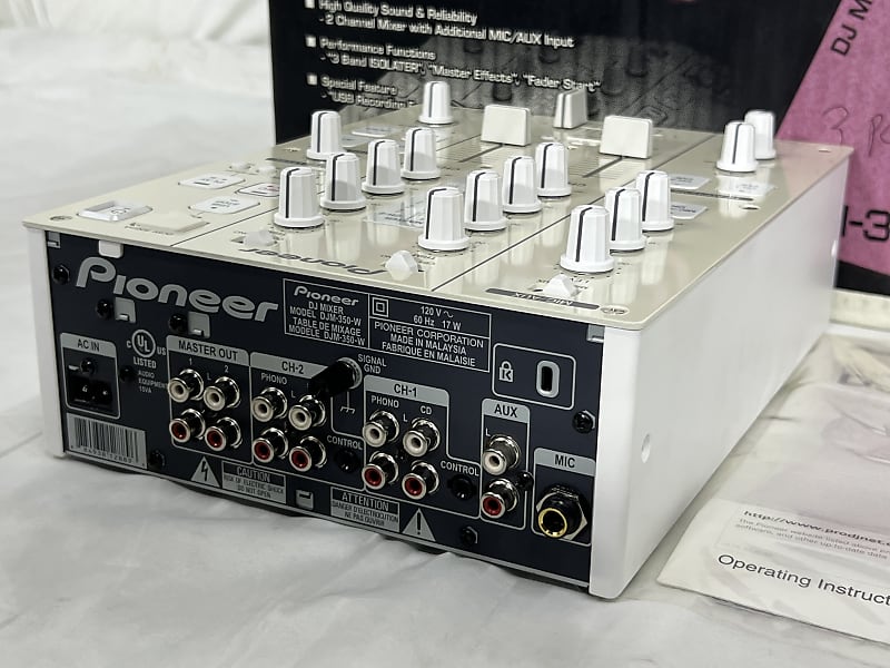 Pioneer DJM-350-W 2 Channel Effects Mixer #2704 (One) | Reverb