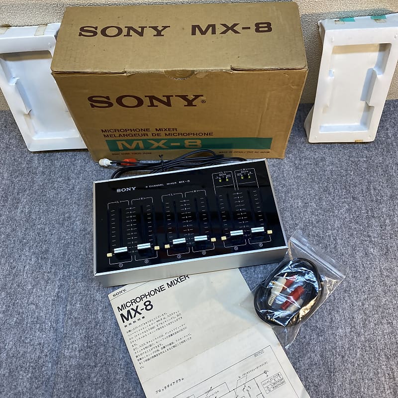 Stunning Sony MX-8 Mixer in the box with cables and manual
