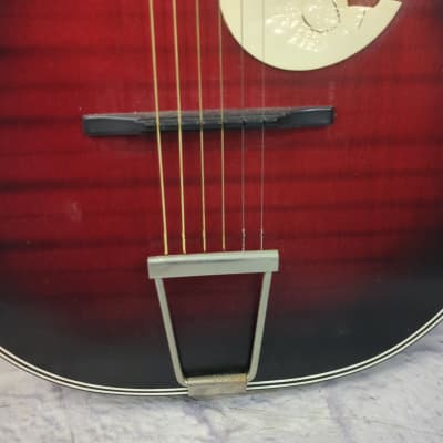 Egmond Red Short Scale Acoustic Guitar image 4