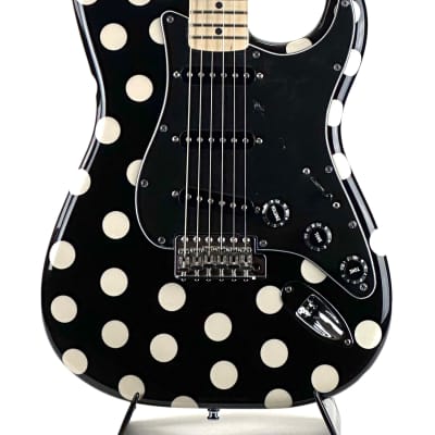 Fender Buddy Guy Artist Series Signature Stratocaster - Black with Polka Dots image 3