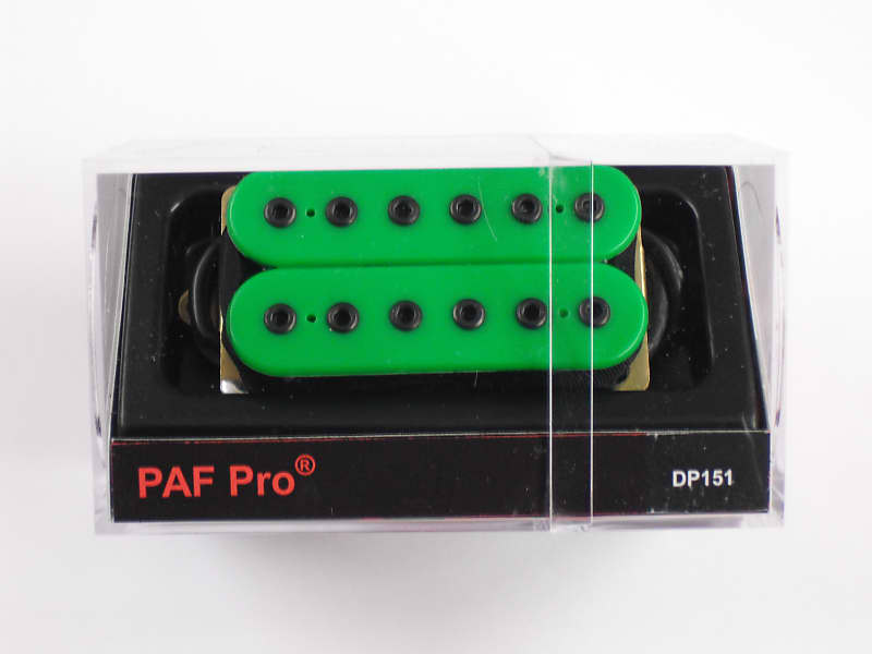 DiMarzio Regular Spaced PAF Pro Humbucker Green DP 151