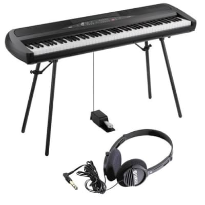 Korg SP-280 Digital Piano - Black BONUS PAK