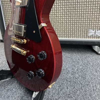 Gibson Les Paul Studio Gold Series 2018 - Neck Binding Wine Red image 3