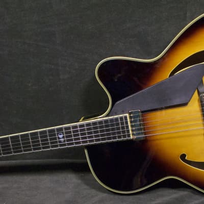 Peerless Monarch 40th Sunburst Archtop Guitar #4024 w original Peerless hard case image 1