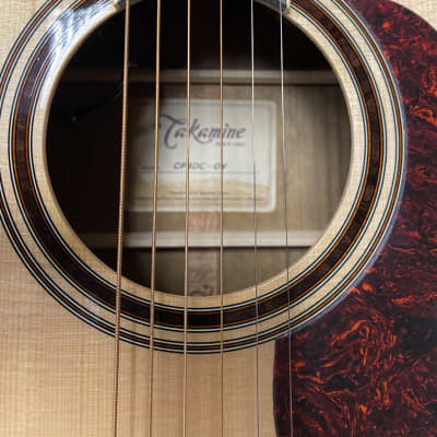 Takamine CP4DC-OV electro acoustic guitar - Made in Japan image 9