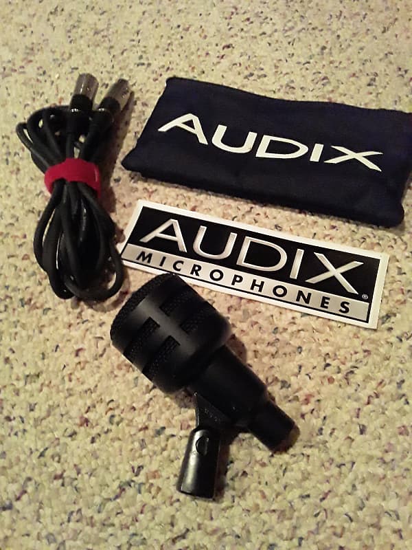 Audix Bass Drum/Bass Amp Mic 1 with Storage Bag , Sticker & Reverb