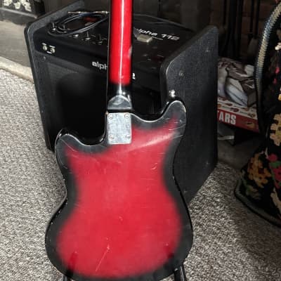 1960s Teisco / Kimberly 2 Pickup - Red Burst image 6