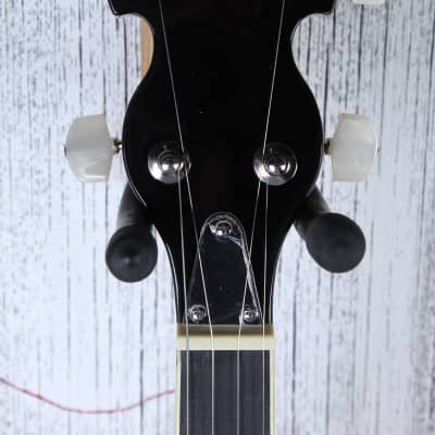 Oscar Schmidt OB4 5 String Banjo with 24 Bracket Tone Ring Natural Gloss Finish image 8