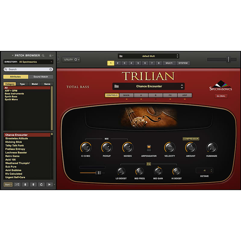 Spectrasonics Trillian Total Bass Module Ver. 1.4 Boxed | Reverb