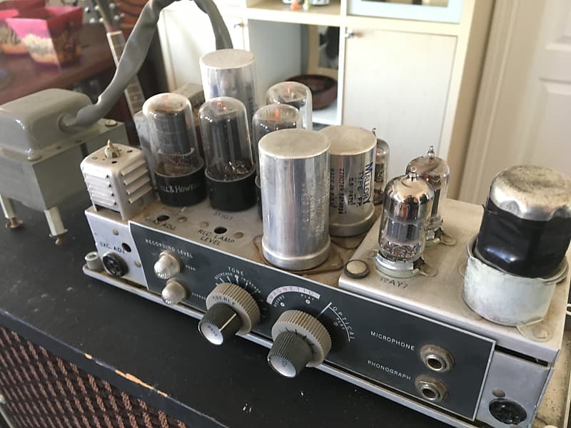 Bell & Howell Filmosound 302 6V6 5y3gt Tube Amp 1950