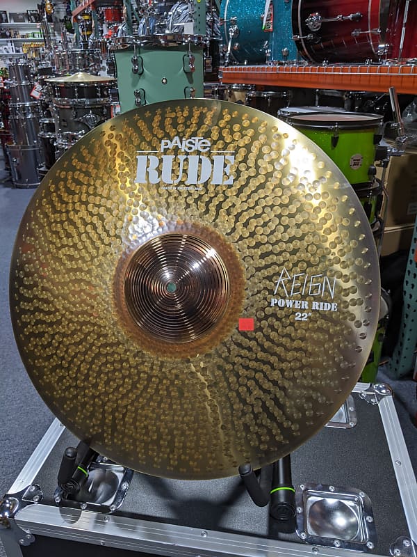 Paiste 22" RUDE Power Ride Cymbal NEW / Authorized Shipping / Free Shipping image 1