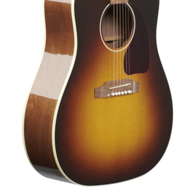 Gibson J45 Studio Walnut Acoustic Electric Guitar Walnut Burst with Case image 9