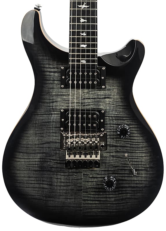 PRS SE Custom 24 Floyd Rose Charcoal Burst | Reverb UK