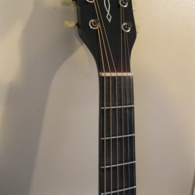 Kay Marveltone  Vintage c.1940 Chicago USA Sunburst Spruce & Maple Oval Soundhole Archtop Guitar. image 7