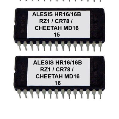 Alesis HR16 / HR16B Soundchip Upgrade with Casio RZ-1 + Roland CR78 Cheetah MD16 Eprom Rom HR-16 HR16B