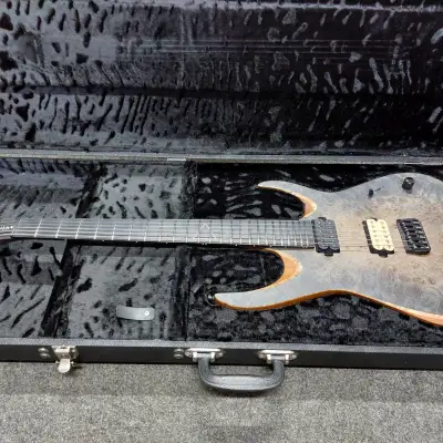 Aviator Guitars Predator 6 2018 Poplar Burl / Charcoal Burst