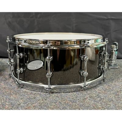 Used Crush Hammered Brass Snare Drum 13X7in