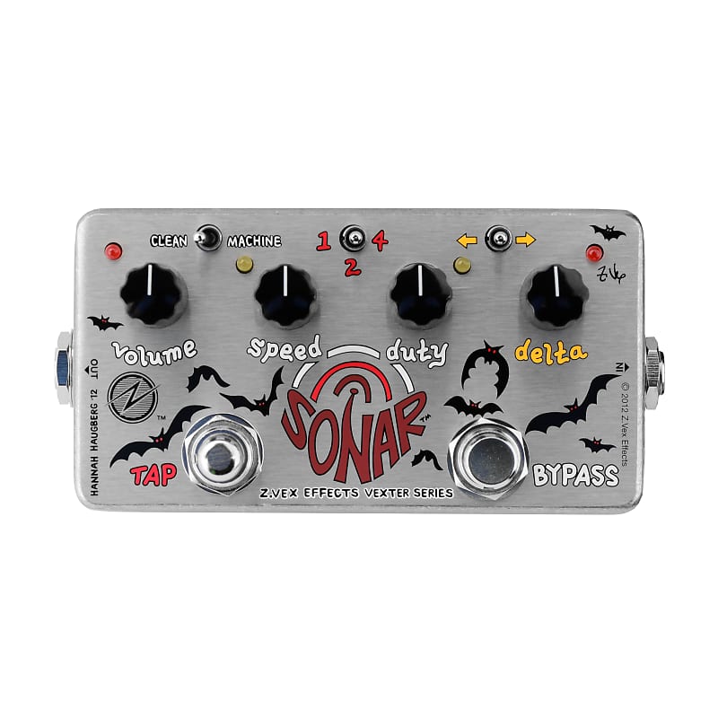 ZVEX Sonar Vexter Series Tremolo / Tap Tempo Effects Pedal