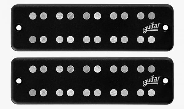 Aguilar AG 5SD-D2 5-String Soapbar Pickups SET - Replacement for Bartolini P2 Black image 1