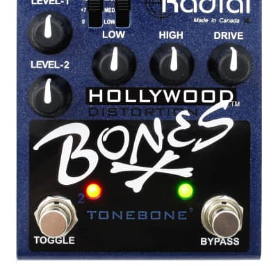 Radial Engineering Bones Hollywood Distortion -Distinctive Tones Reminiscent of the Best Sounding American Tube Amps - Full Warranty! image 2