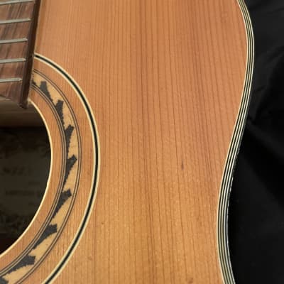 1960’s Made in Japan Silvertone  Acoustic Classical Guitar model #2688  Natural wood image 18