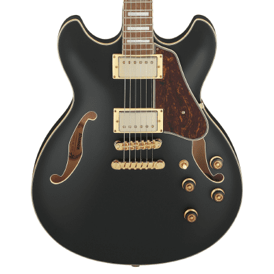 Ibanez AS73GBKF AS Artcore Series 6-String RH Semi-Hollowbody Electric Guitar - Black Flat image 1