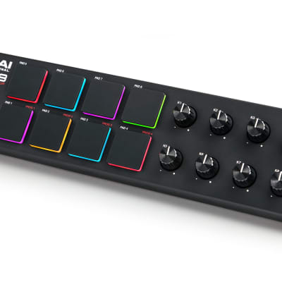 Akai LPD8 MKII MIDI Pad Controller 2022 - Present - Black image 1