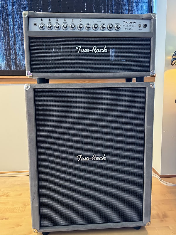 Two Rock Two Rock Silver Sterling 100/50 Head and 2x12 | Reverb