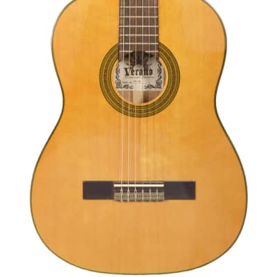 Verano VG-10 4/4 Spruce Top Mahogany Back & Sides 3/4 Size 6-String Classical Acoustic Guitar image 3
