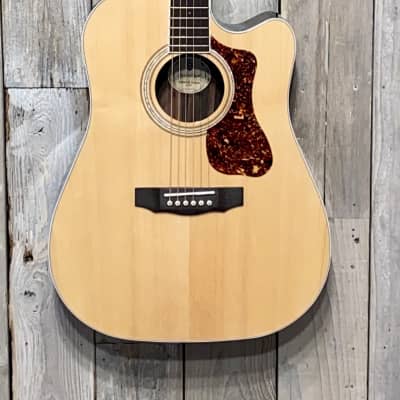 Guild Westerly Collection D-260CE Deluxe Sitka Spruce / Ebony Dreadnought Cutaway, Support Small Biz image 2