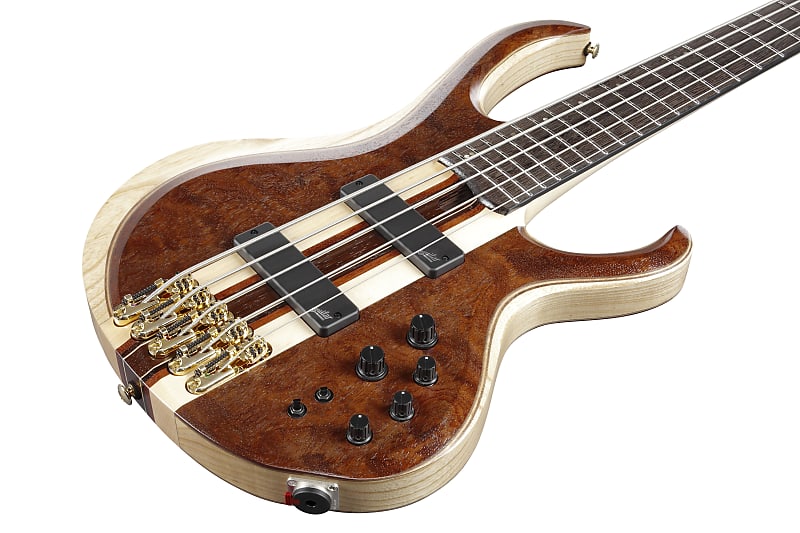 Ibanez BTB1835-NDL Premium Series E-Bass 5 String Natural Shadow Low Gloss + Bag image 1