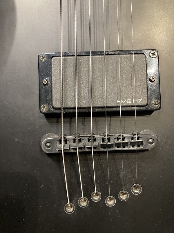 Cort EVL Z4 Pentagram single cut goth 2006 Satin Black