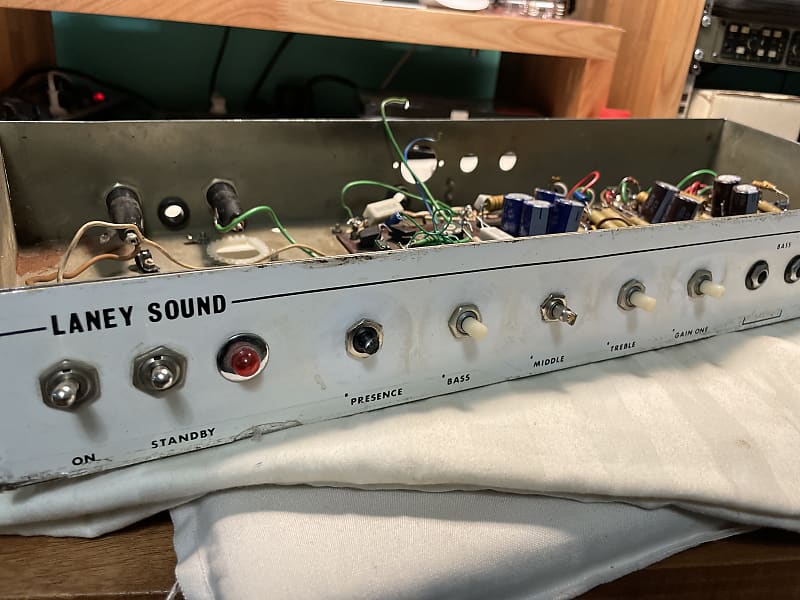 Laney Sound 50 watts head chassis 1969 | Reverb