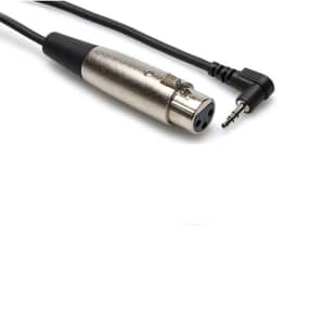 Hosa XVM110F XLR Female to Right-angle 1/8" TRS Cable - 10'
