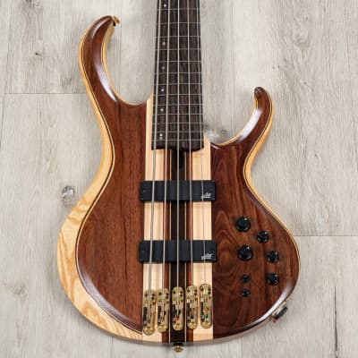 Ibanez BTB1835 BTB Premium Series 5-String Bass, Panga Panga, Natural Shadow image 2